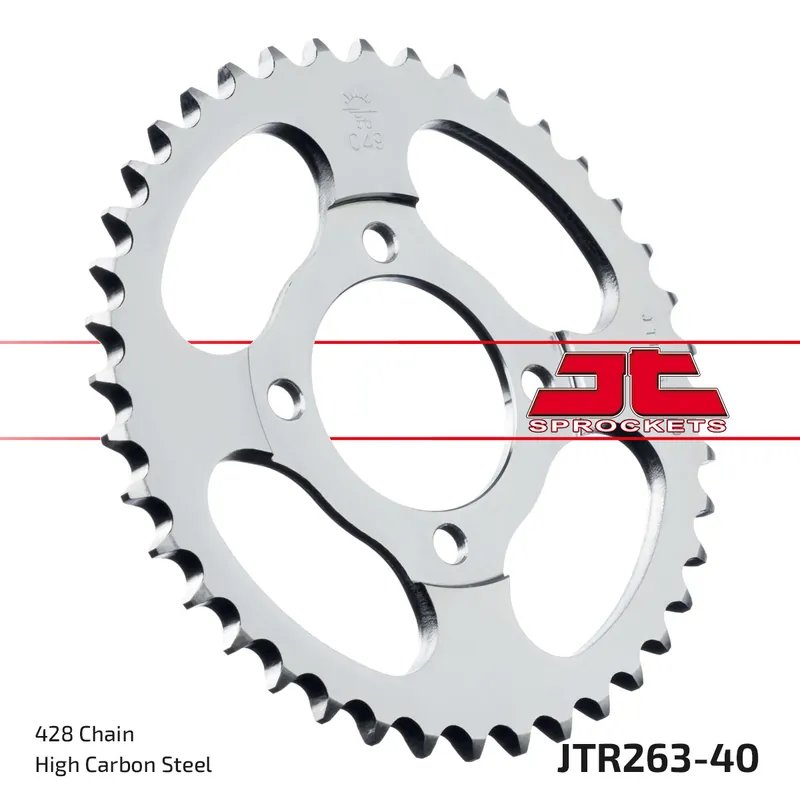 Direktkauf Kettenrad JT Sprockets 428 40Z Innendurchmesser 54mm Lochkreis 70mm für FKM Mini Scrambler 125 ccm Bj. 2019 - 2021