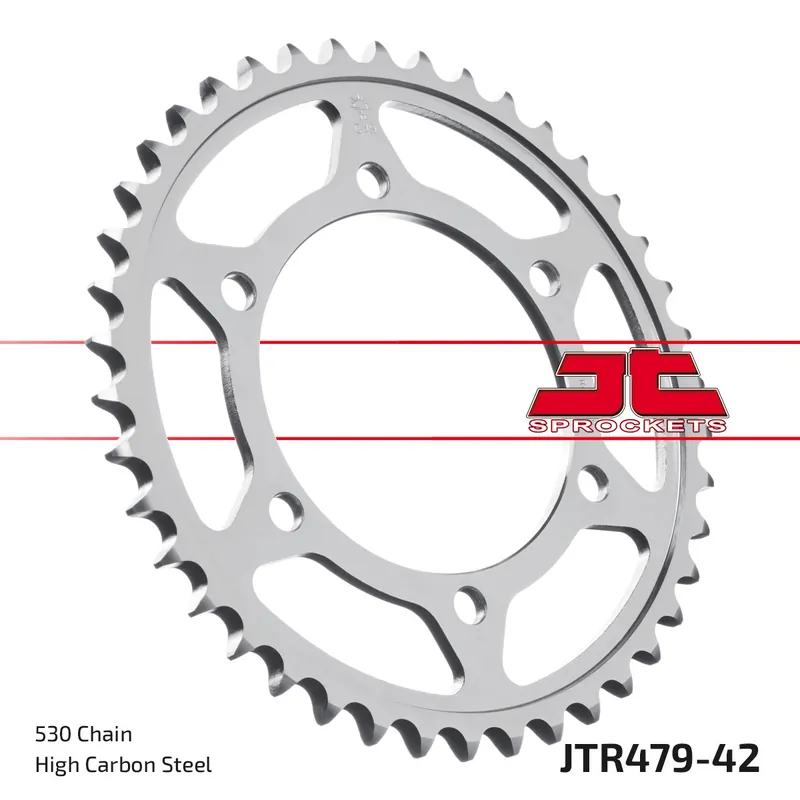 Preisreduziert Kettenrad JT Sprockets 530 42Z Innendurchmesser 110mm Lochkreis 130mm für Yamaha YZF-R6 FZ1 Fazer N NA S SA, Suzuki GSX-R 600 - 1670 ccm Bj. 1985 - 2017