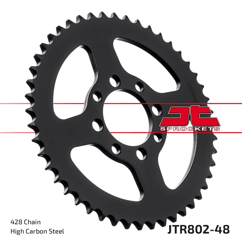 Schneller Versand Kettenrad JT Sprockets 428 48Z Innendurchmesser 52mm Lochkreis 68mm für Suzuki TS XE FL SDW Address RV Van RM GT E L 80 - 125 ccm Bj. 1973 - 2017