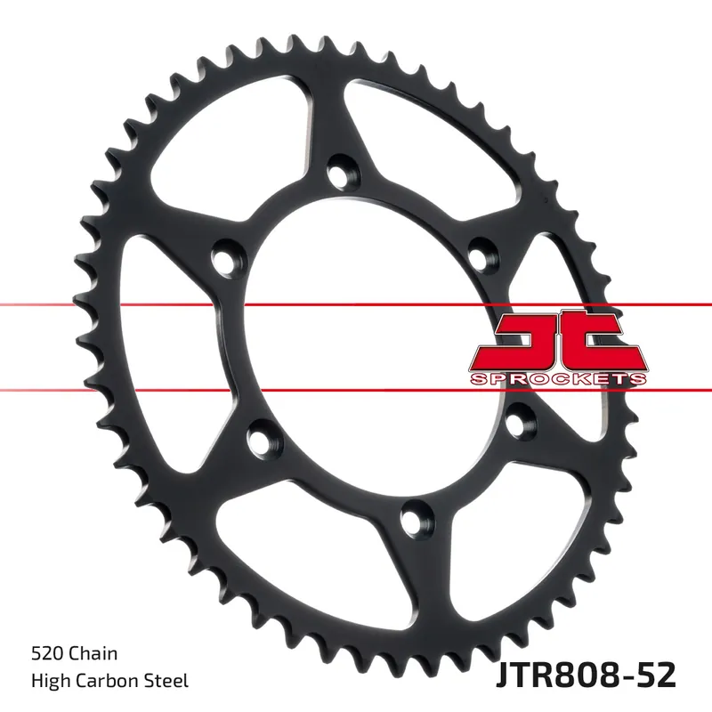 Online Kaufen Kettenrad JT Sprockets 520 52Z Innendurchmesser 126mm Lochkreis 146mm für Suzuki DR-Z E K DR S SH SE SM RMX Z RM-Z RM 125 - 450 ccm Bj. 1980 - 2022