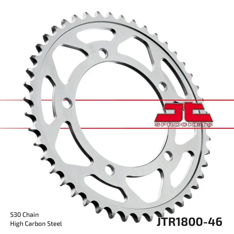 Highlight Kettenrad JT Sprockets 530 46Z Innendurchmesser 120mm Lochkreis 140mm für Suzuki GSX FA F GSF Bandit SA GSX-R N S B-King ABS 955 - 1300 ccm Bj. 2000 - 2021