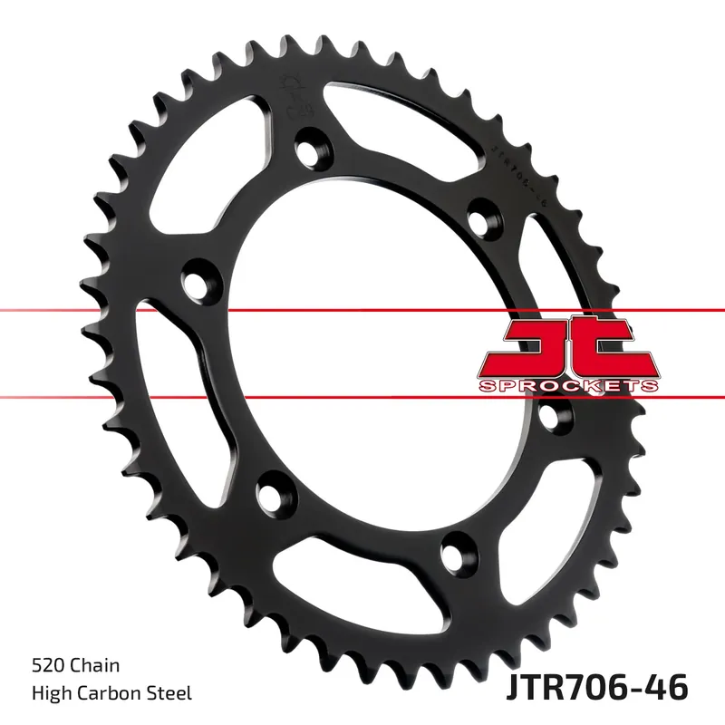 Kettenrad JT Sprockets 520 46Z Innendurchmesser 130mm Lochkreis 152mm für Aprilia SXV RXV 450 / 550 ccm Bj. 2006 - 2015 Nur Heute