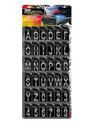 3D Letters - Ausstellungsständer zu 180 Stück - Type-5 Zertifiziert