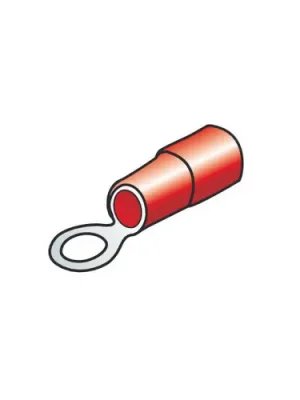 Beliebt 10 Endstücke - Ringkabelenden - rot