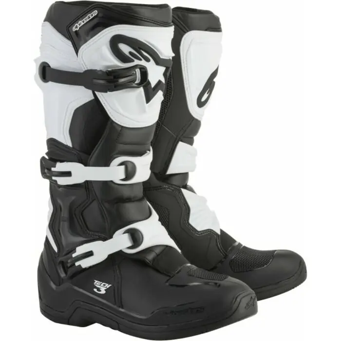 Alpinestars Stiefel Tech 3 Schwarz Weiß 40,5 Schneller Versand