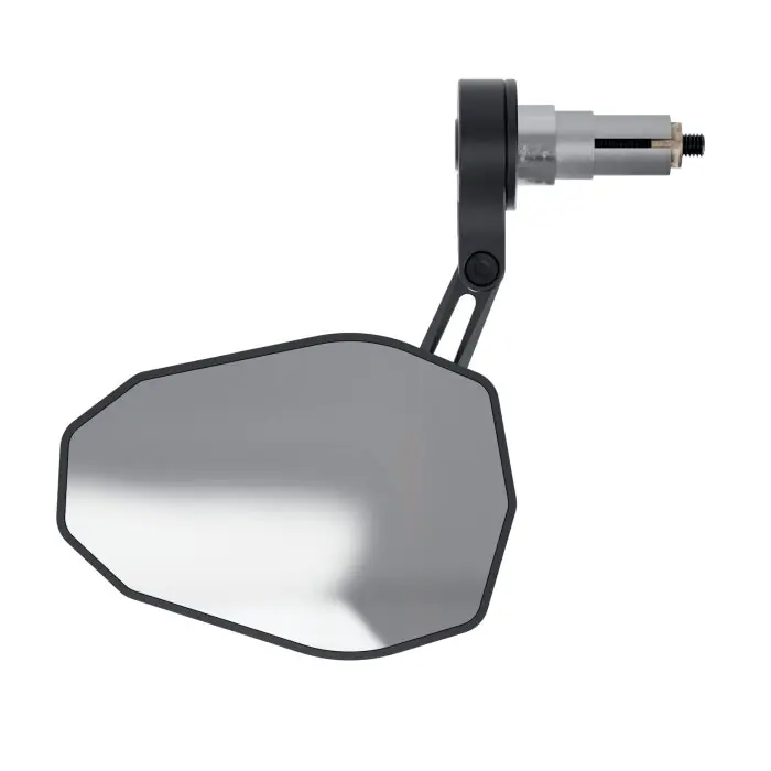 Markenware Highsider Lenkerendenspiegel Victory Slim EVO Lenkerenden Schwarz