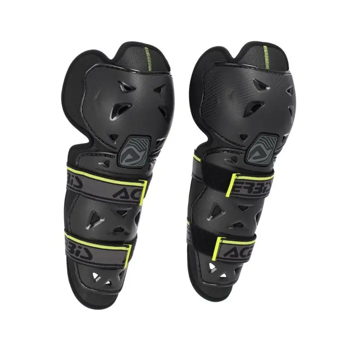 Acerbis Knie-/Schienbeinschützer Profile 2.0 Schwarz Gelb Schnäppchen