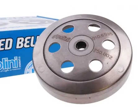 Kupplungsglocke POLINI Speed Bell 107mm kompatibel für Peugeot, Piaggio Heißes Angebot