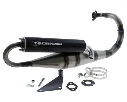 Geprüft Auspuff Tecnigas Next-R kompatibel für Peugeot (vor Bj.98) Speedake - Buxy, (ohne CE-Nummer)