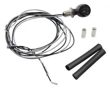 Ausverkauf Blinker KELLERMANN Bullet Atto Dark Mini LED Blinkleuchte schwarz vorne / hinten mit ABE kompatibel für Motorrad, Roller, Moped, Vespa, Mofa