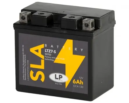 Super-Preis Batterie LANDPORT LTZ7-S SLA 12V 6Ah kompatibel für Aprilia SR50, Baotian BT49QT, Honda CBR, KTM Duke, Kymco Agility, Simson SR 50, SR 80