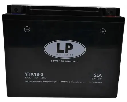 Batterie LANDPORT LTX20-3 SLA 12V 18Ah, 205x85x162mm kompatibel für Ducati GTL GTV 350, Honda CBX 1000, GL Goldwing, Kawasaki Z 1300, Yamaha XV 1000 Meistverkauft
