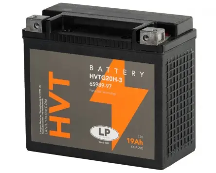 Expressversand Batterie LANDPORT HVTG20H-3 Gel 12V 19 Ah kompatibel für Buell M2 S3T X1, HD Chopper FLD, FLS, FLSTC, FLSTFB, FLSTN, XLH, Honda GL, Yamaha XVS, XVZ