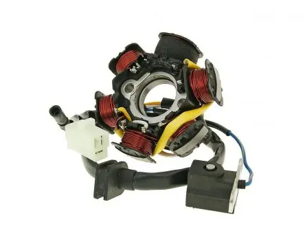 Zertifiziert Lichtmaschine VANEZ kompatibel für Peugeot liegend Ludix One, Blaster, Classic, Trend, JetForce
