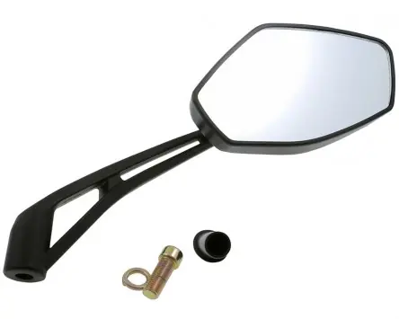 Spiegel rechts 2EXTREME schwarz M10 mit ABE für Generic Trigger, Speedfight 3, BT49QT-12 Rückspiegel Roller, Motorrad universal Saisonangebot