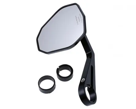 Nur Für Kurze Zeit Spiegel HIGHSIDER Victory, schwarz, 7/8 / 1 Zoll Lenker mit ABE Roller, Motorrad, Quad, Moped