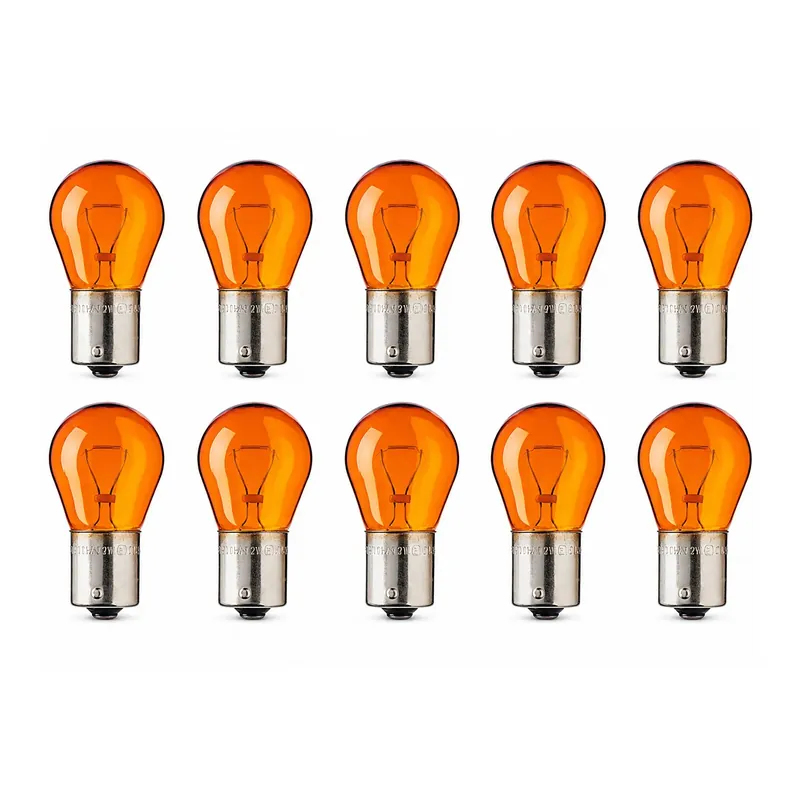 Flösser Lampen 12V 21W BA15s orange VPE10 Ausverkauf