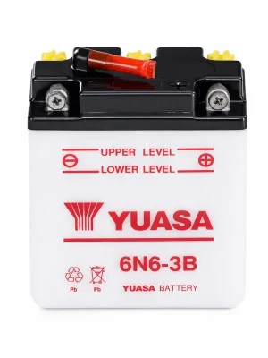 Knallerangebot Yuasa Batterie 6V 6AH 6N6-3B Blei-Säure 00611 ohne Säurepack