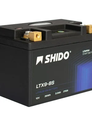Shido Batterie 12V 3AH8AH YTX9-BS Lithium-Ionen 50812 Versand Am Gleichen Tag