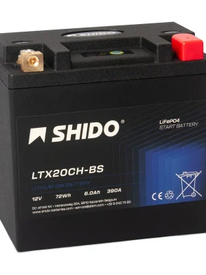 Shido Batterie 12V 6AH18AH YTX20CH-BS Lithium-Ionen Angebot