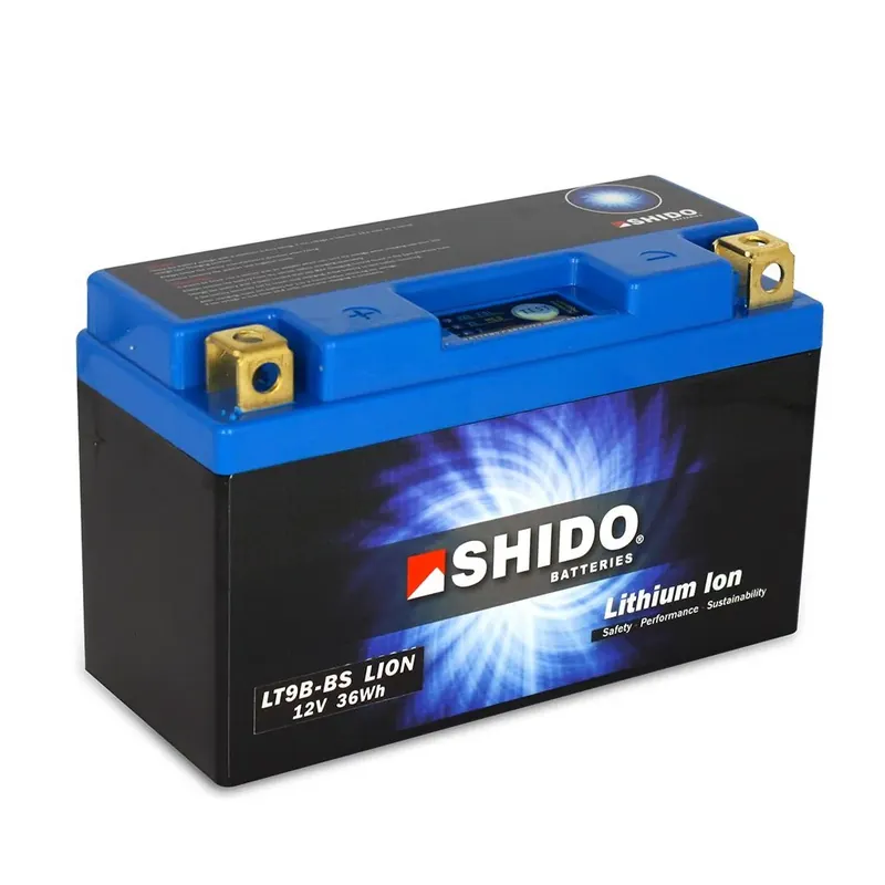 Highlight Shido Batterie 12V 3AH8AH YT9B-BS Lithium-Ionen