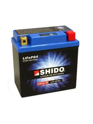 Shido Batterie 12V 4,0AH12AH YTX14L-BS Lithium-Ionen Finale Aktion