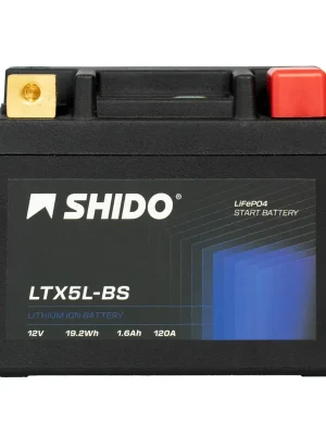 Top-Angebot Shido Batterie 12V 1,6AH4AH YTX5L-BS Lithium-Ionen 50412