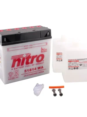 Nitro Batterie 12V 18AH 51814 Blei-Säure HC mit Säurepack Aktuell