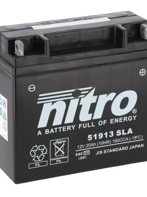 Nitro Batterie 12V 20AH 51913 Gel Rabatt