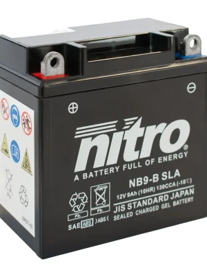 Nitro Batterie 12V 9AH YB9-B Gel Letzte Chance