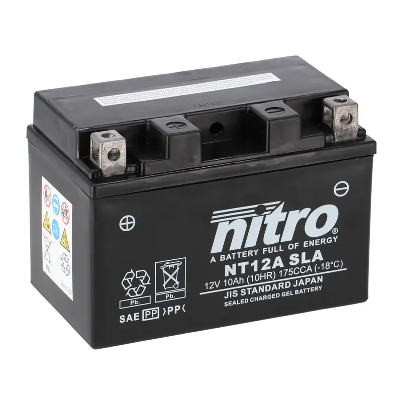 Abverkauf Nitro Batterie 12V 10AH YT12A-BS Gel 51013