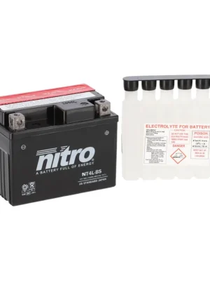 Nitro Batterie 12V 2,3AH YT4B-BS Wartungsfrei Neuheit