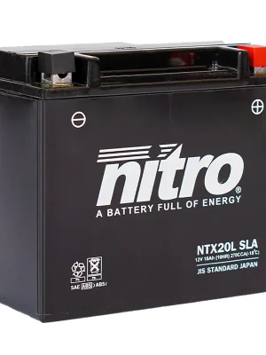 Nitro Batterie 12V 18AH YTX20L-BS Gel 51891 Top-Preis