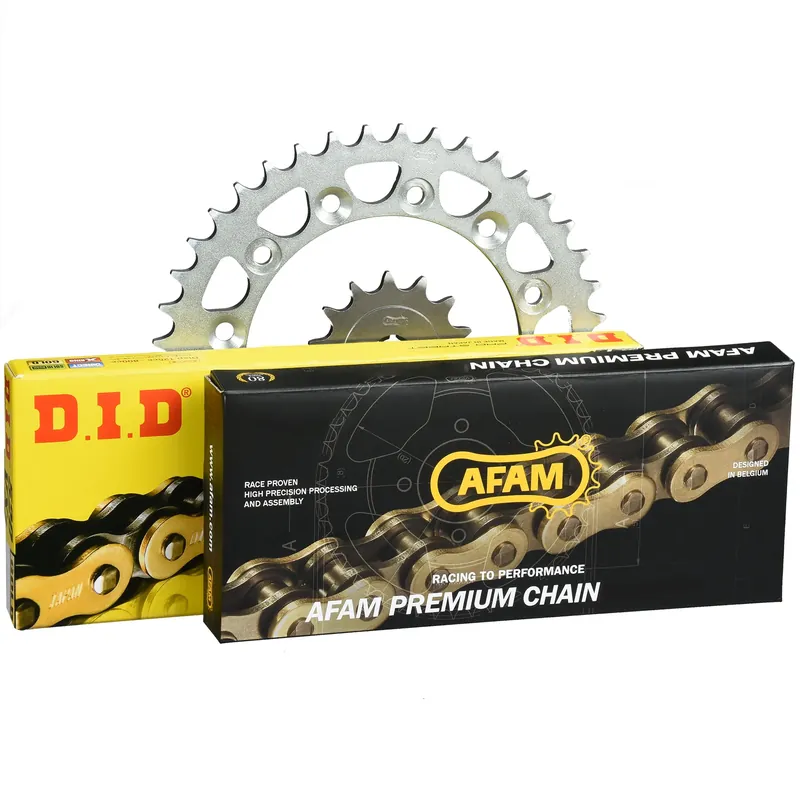 Wochenendangebot Kettenkit Kette + Kettenrad + Ritzel (für Suzuki GS 550 EG Red Suzi GS550E 550ccm 1980 )