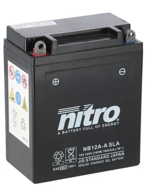 Preisknaller Nitro Batterie 12V 12AH YB12A-A Gel 51211