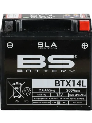 BS Batterie 12V 12AH YTX14L GEL Knallerangebot