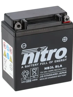 Nitro Batterie 12V 3AH YB3L-B SLA Gel 50313 Nur Für Kurze Zeit