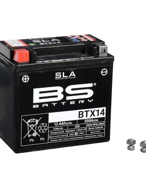 BS Batterie 12V 12AH YTX14 GEL 51214 Top-Preis