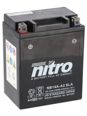 Nitro Batterie 12V 14AH YB14A-A2 Gel Kracherpreis