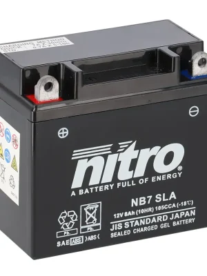 Nitro Batterie 12V 8AH YB7-A Gel Preis Gesenkt