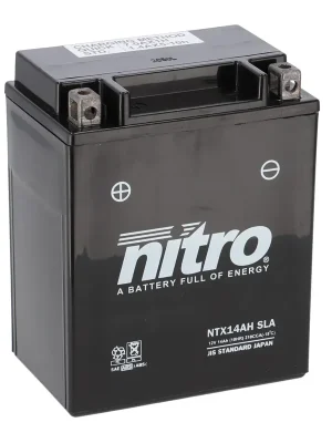 Nitro Batterie 12V 12AH YTX14AH-BS Gel Neue Kollektion