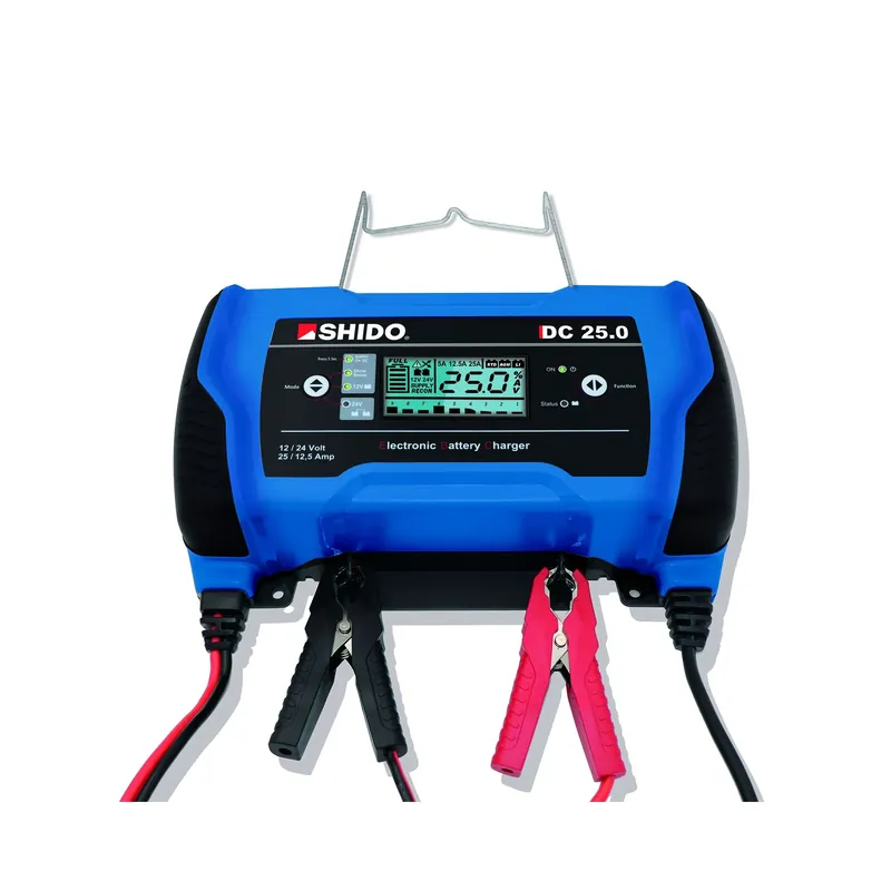 Schnäppchen Shido Batterieladegerät DC25 25 Amp. Lithium und Bleisäure geeignet