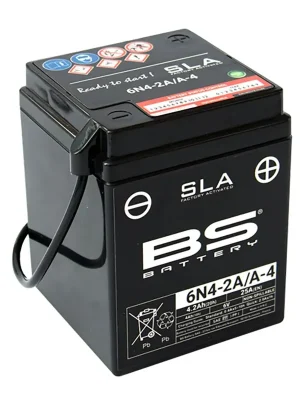 Versand Am Gleichen Tag BS Batterie 6V 4AH 6N4-2A-4 GEL 00414