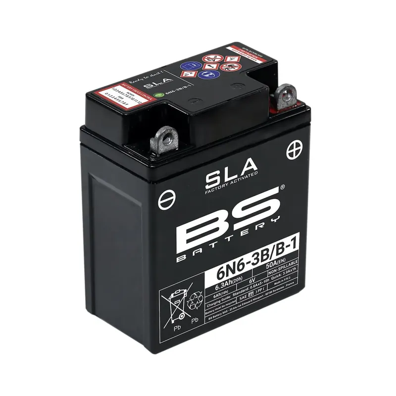 BS Batterie 6V 6AH 6N6-3B-1 GEL 00611 Sonderangebot