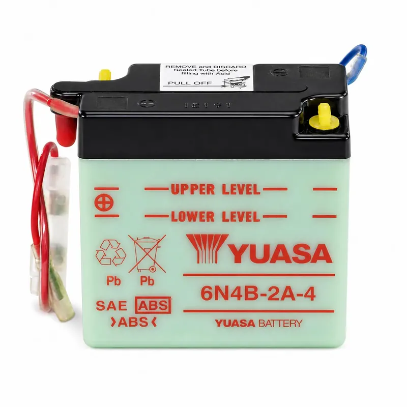 Top-Preis Yuasa Batterie 6V 4AH 6N4B-2A-4 Blei-Säure ohne Säurepack