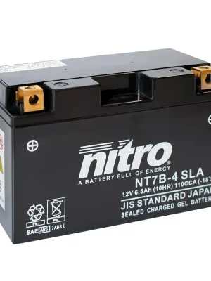 Nitro Batterie 12V 6,5AH YT7B-4 Gel Top-Seller