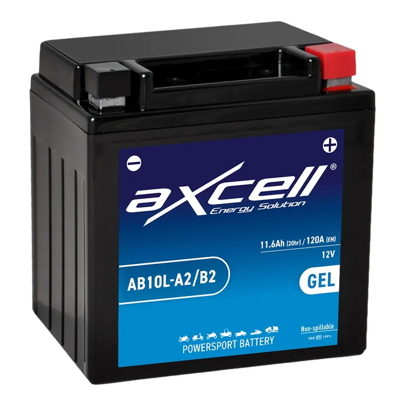 AXCELL Batterie 12V YB10L-A2 GEL 51112 Heißes Angebot