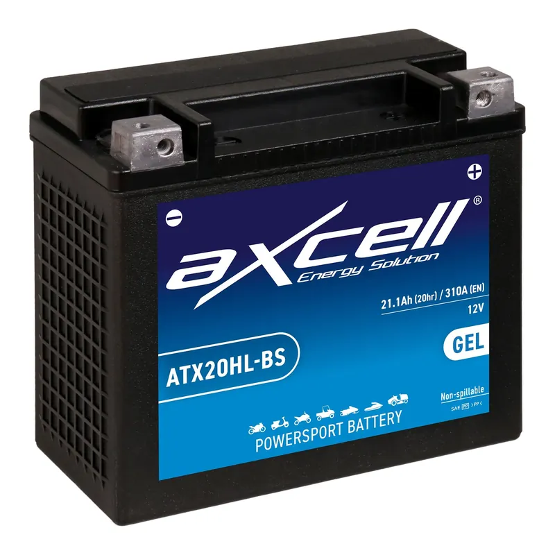 Neu Im Sortiment AXCELL Batterie 12V YTX20HL-BS HD-Pole GEL