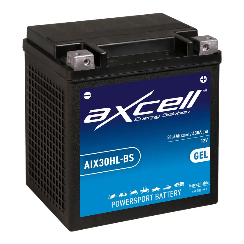 Versand Am Gleichen Tag AXCELL Batterie 12V YTX32HL-BS HD-Pole GEL