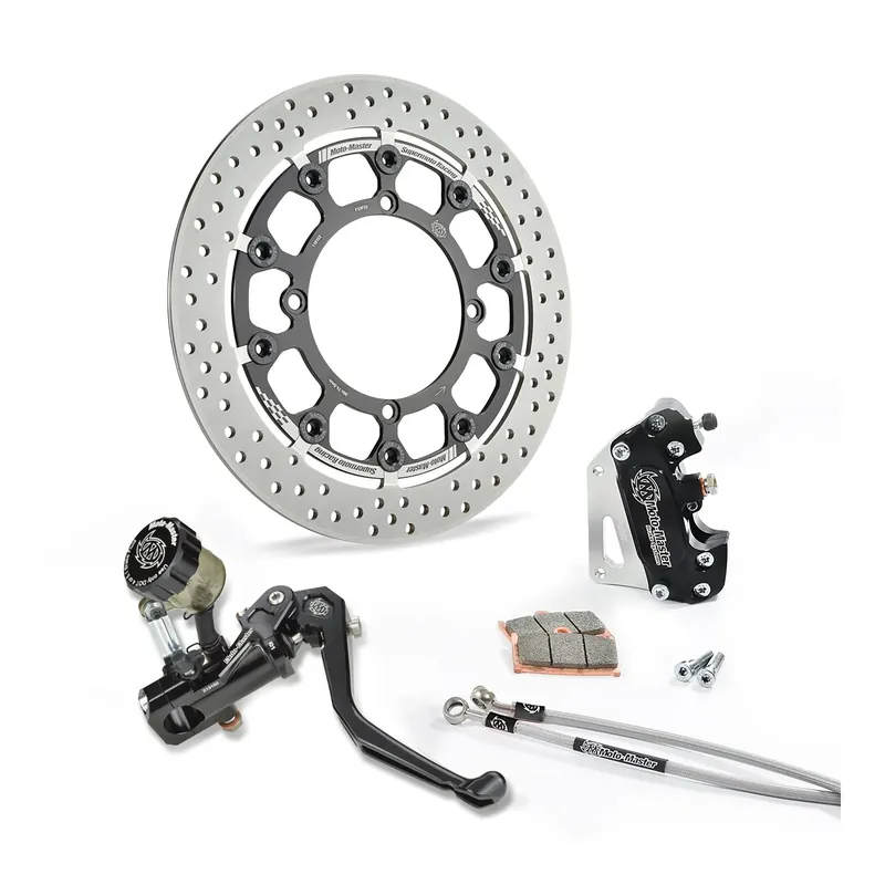 Moto-Master Supermoto Kit 320 Halo Bremsscheibe Bremssattel Bremspumpe Echt